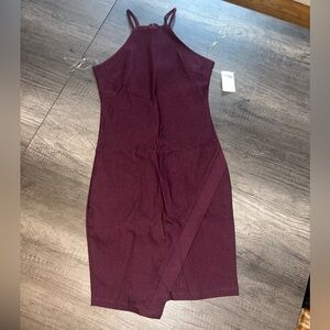 NWT Elegant Burgundy Dress medium